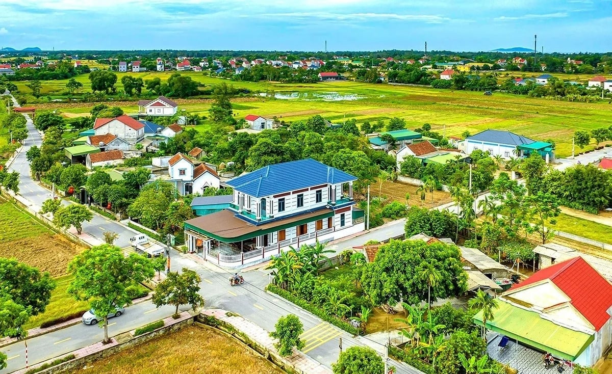 Phát triển nông thôn hướng tới gia tăng giá trị kinh tế, nâng cao thu nhập và chất lượng dịch vụ. Ảnh: Báo Hà Tĩnh.
