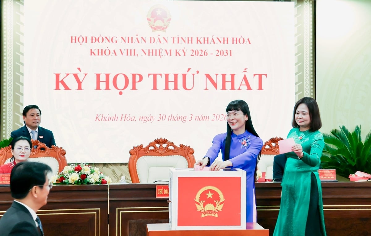 Việc trúng cử với tỷ lệ tín nhiệm cao là minh chứng cho uy tín và năng lực của bà Trịnh Thị Hồng Vân. Ảnh: Quỳnh Châu.