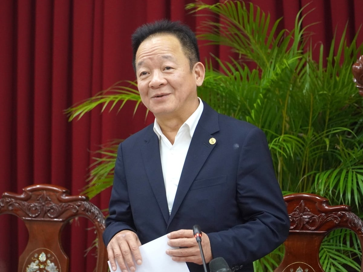 Ông Đỗ Quang Hiển - Chủ tịch Điều hành Tập đoàn T&T Group chia sẻ mong muốn hợp tác với TP Cần Thơ. Ảnh: Kim Anh.