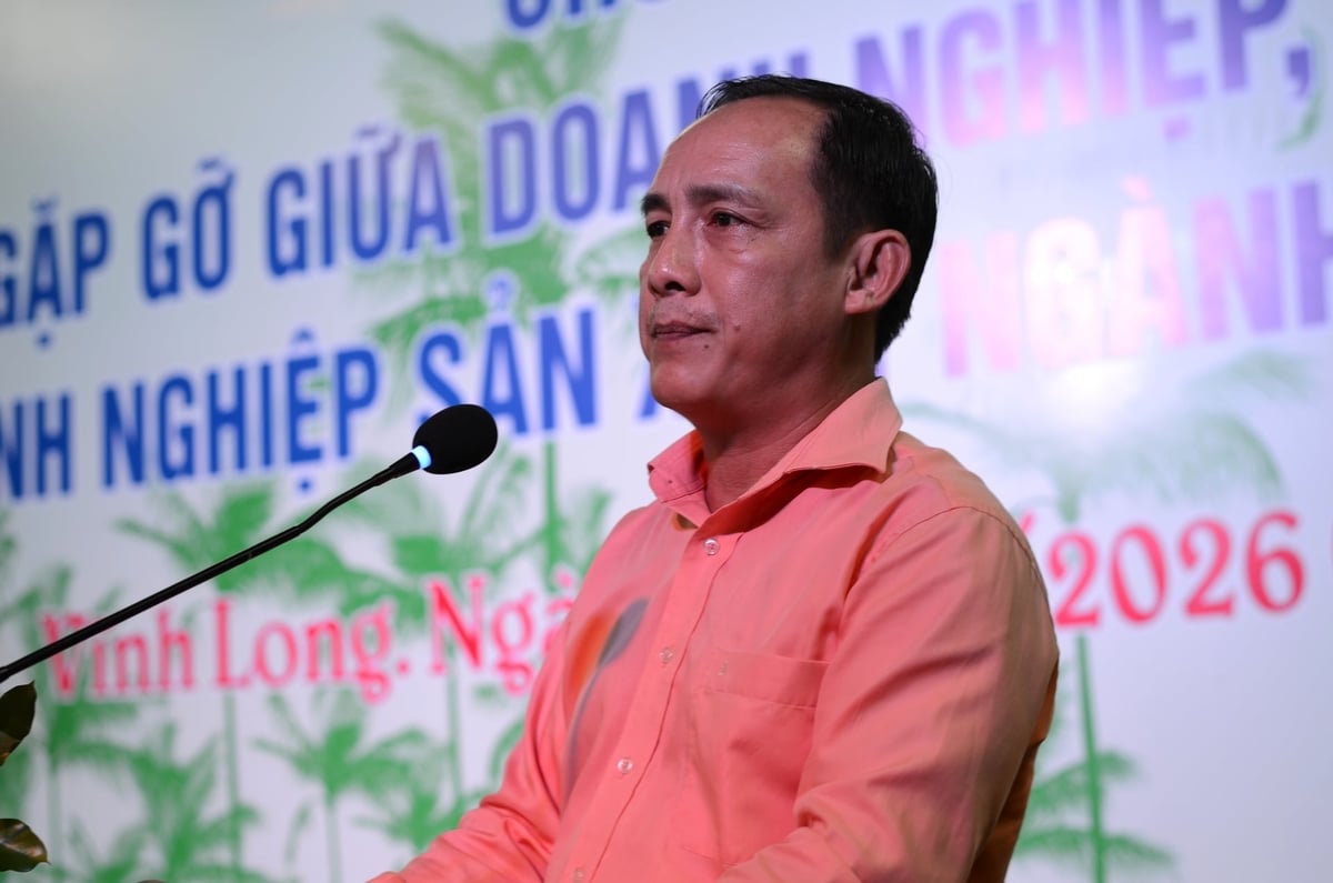 Ông Cao Bá Đăng Khoa, Phó Chủ tịch Hiệp hội Dừa Việt Nam. Ảnh: Minh Đảm.