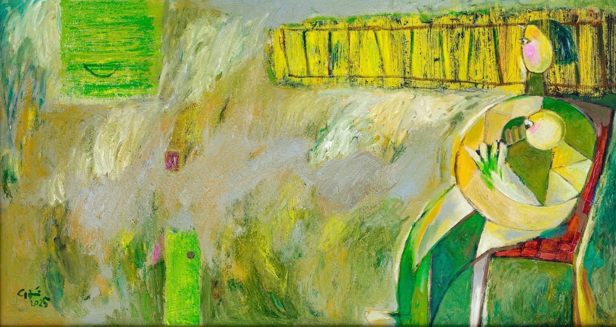 'Chờ biển' của Vũ Trường Chí.
