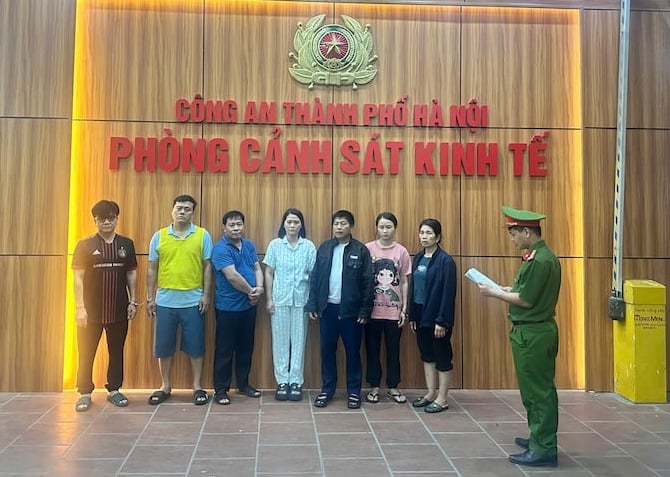 Các đối tượng trong đường dây vụ án . Ảnh: Bộ Công an.
