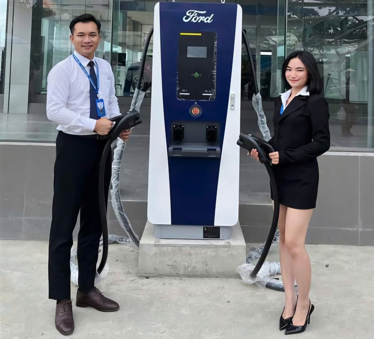 Ford Việt Nam nâng cấp trải nghiệm cho khách hàng xe điện thuận tiện hơn. Ảnh: Châu Thanh.