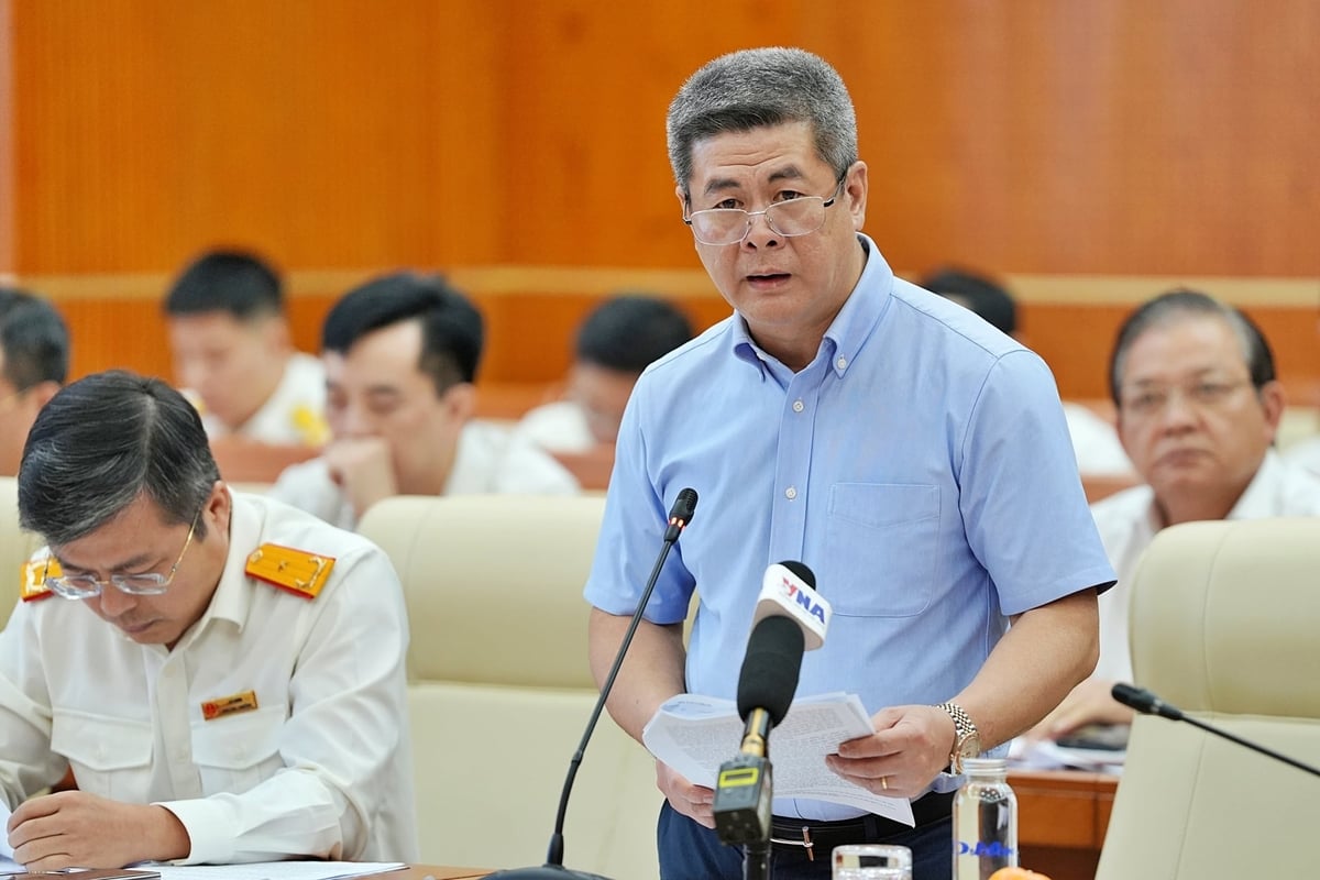 Ông Đinh Xuân Hà, Phó Vụ trưởng Vụ Ngân sách Nhà nước. Ảnh: Bảo Thắng.