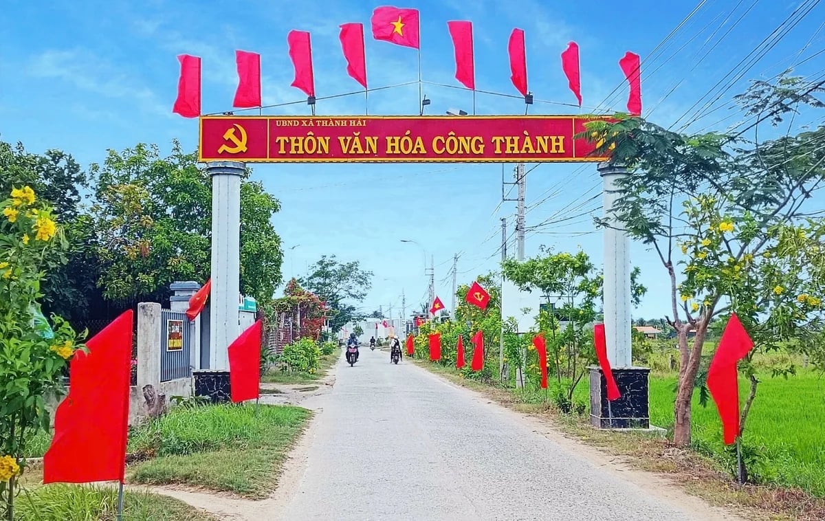 Bức tranh nông thôn mới ngày càng khởi sắc. Ảnh: Kim Sơ.