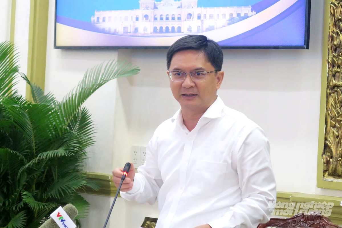 Nguyen Manh Cuong, Vice Chairman of the Ho Chi Minh City People’s Committee. Photo: Nguyen Thuy.