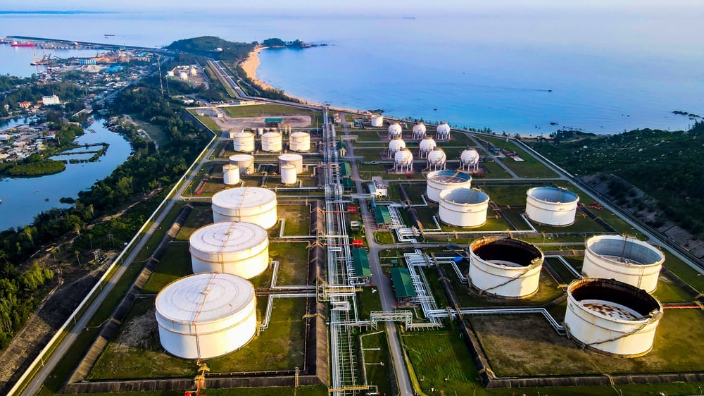 Nhà máy lọc dầu Dung Quất báo lãi lớn trong bối cảnh giá dầu cao. Ảnh: BSR