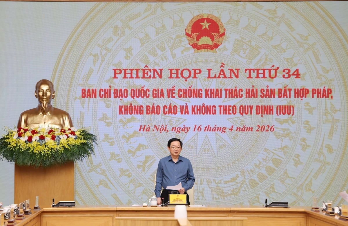 Phó Thủ tướng yêu cầu tập trung xử lý dứt điểm các tồn tại, đặc biệt là việc lắp đặt thiết bị giám sát hành trình, kiểm soát tàu ra vào cảng, truy xuất nguồn gốc và xử phạt vi phạm. Ảnh: VGP.