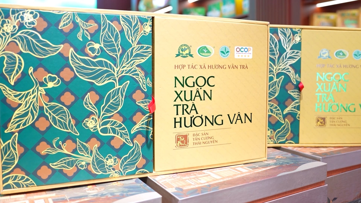 Sản phẩm Ngọc Xuân Trà Hương Vân. Ảnh: Quang Linh.