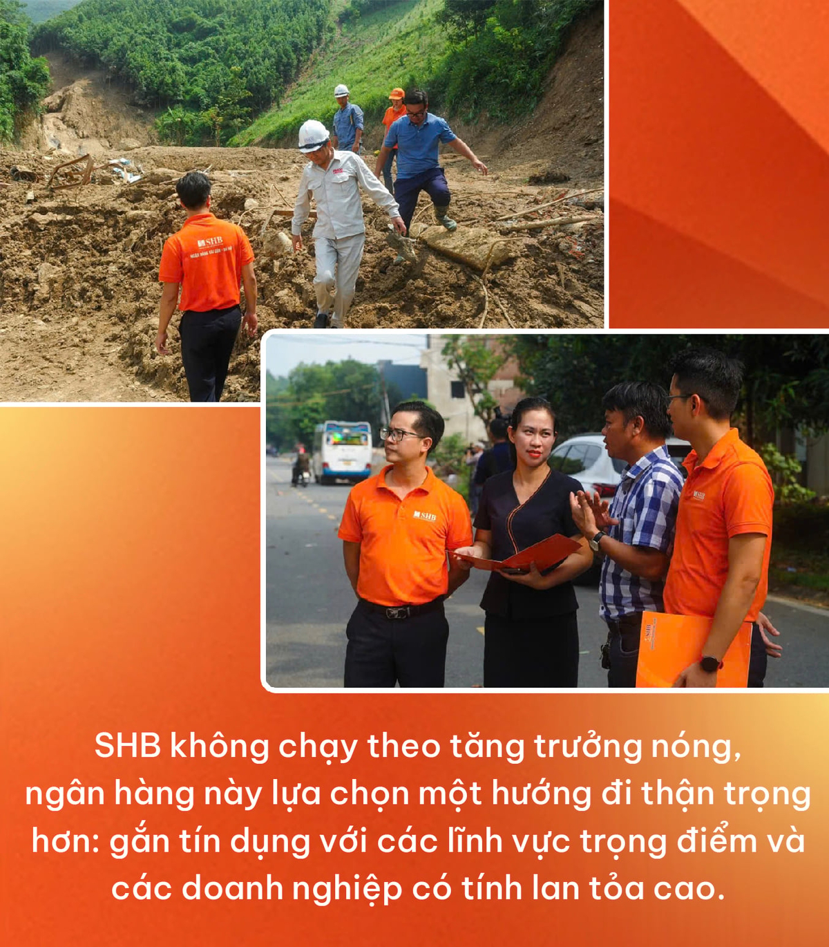 SHB đồng hành cùng Nhà máy thủy điện Đông Nam Á - Nậm Lúc sau bão Yagi. Ảnh: SHB.