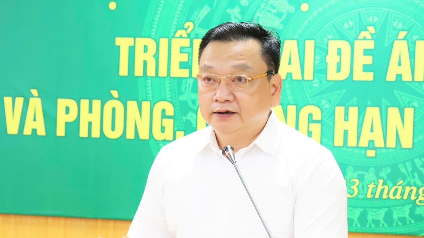 Mr. Ho Huy Thanh, Vice Chairman of the Ha Tinh Provincial People’s Committee, emphasized the principle of shifting from production based on fixed plans to adaptive, safe and efficient production. Photo: Thanh Nga.