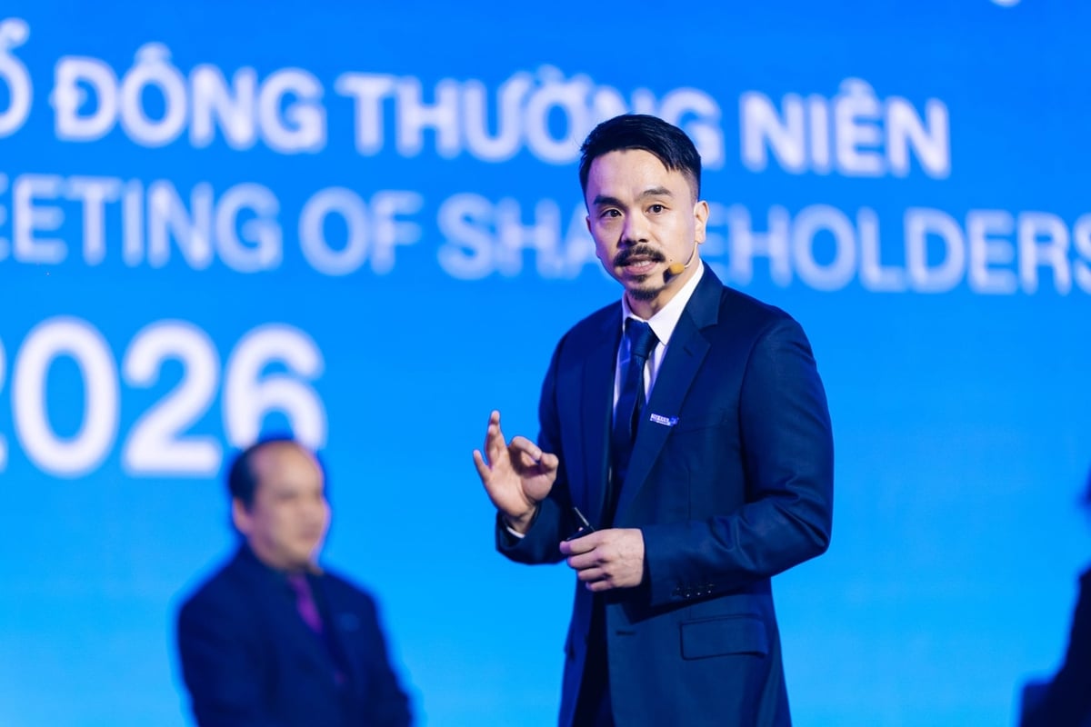 Tổng Giám đốc Masan Group - Ông Danny Le chia sẻ về Hệ điều hành tiêu dùng tại sự kiện. Ảnh: MS.