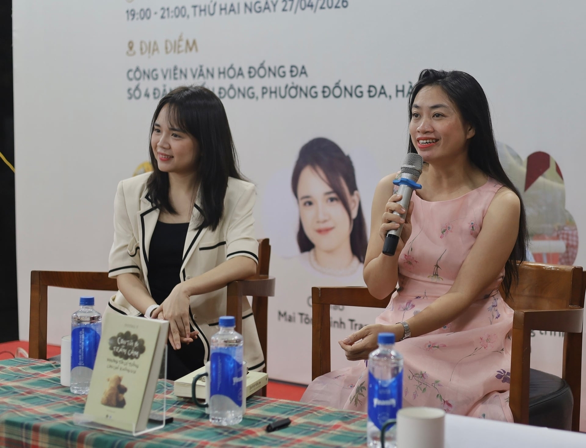TS. Tâm lý học Nguyễn Thị Mai Hương chia sẻ những dấu hiệu bệnh tâm lý ở con trẻ. Ảnh: Thanh Ngọc.