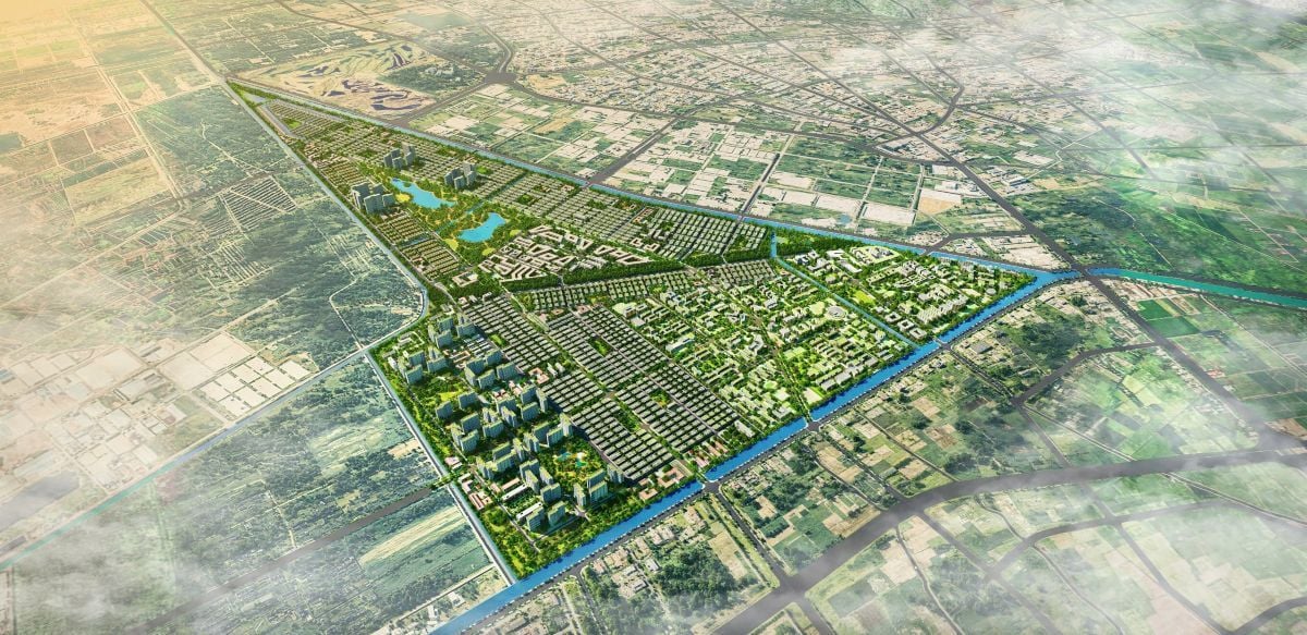 Phối cảnh dự án Khu đô thị Đại học Quốc tế. Ảnh: Vingroup.