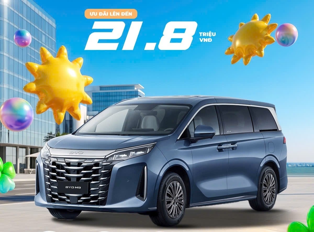 BYD Việt Nam triển khai uu đãi khủng mùa hè cho 07 dòng xe tại Việt Nam. Ảnh: BYD Việt Nam.