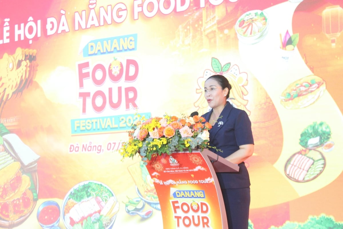Phó Chủ tịch UBND TP. Đà Nẵng Nguyễn Thị Anh Thi  cho biết, Lễ hội Đà Nẵng Food Tour 2026 sẽ góp phần đưa ẩm thực xứ Quảng trở thành sản phẩm du lịch đặc trưng. Ảnh: Lan Anh.