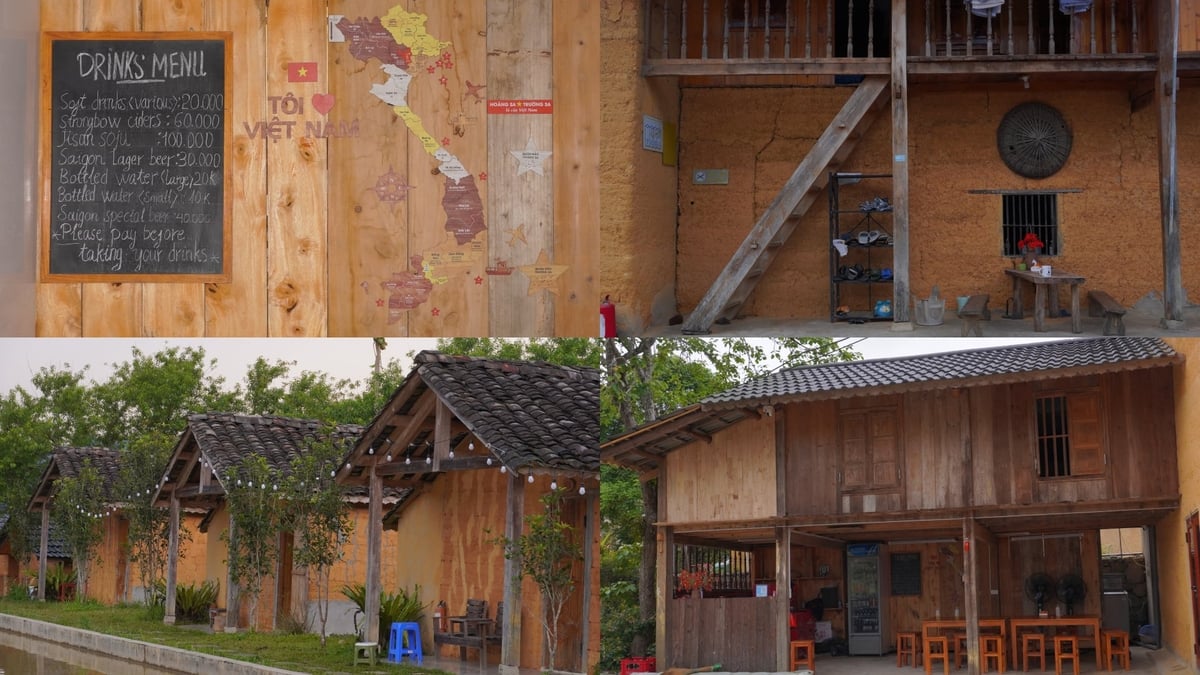 Hầu hết các homestay tại Nậm Đăm đều sử dụng kiến trúc nhà trình trường. Ảnh: Minh Toàn.