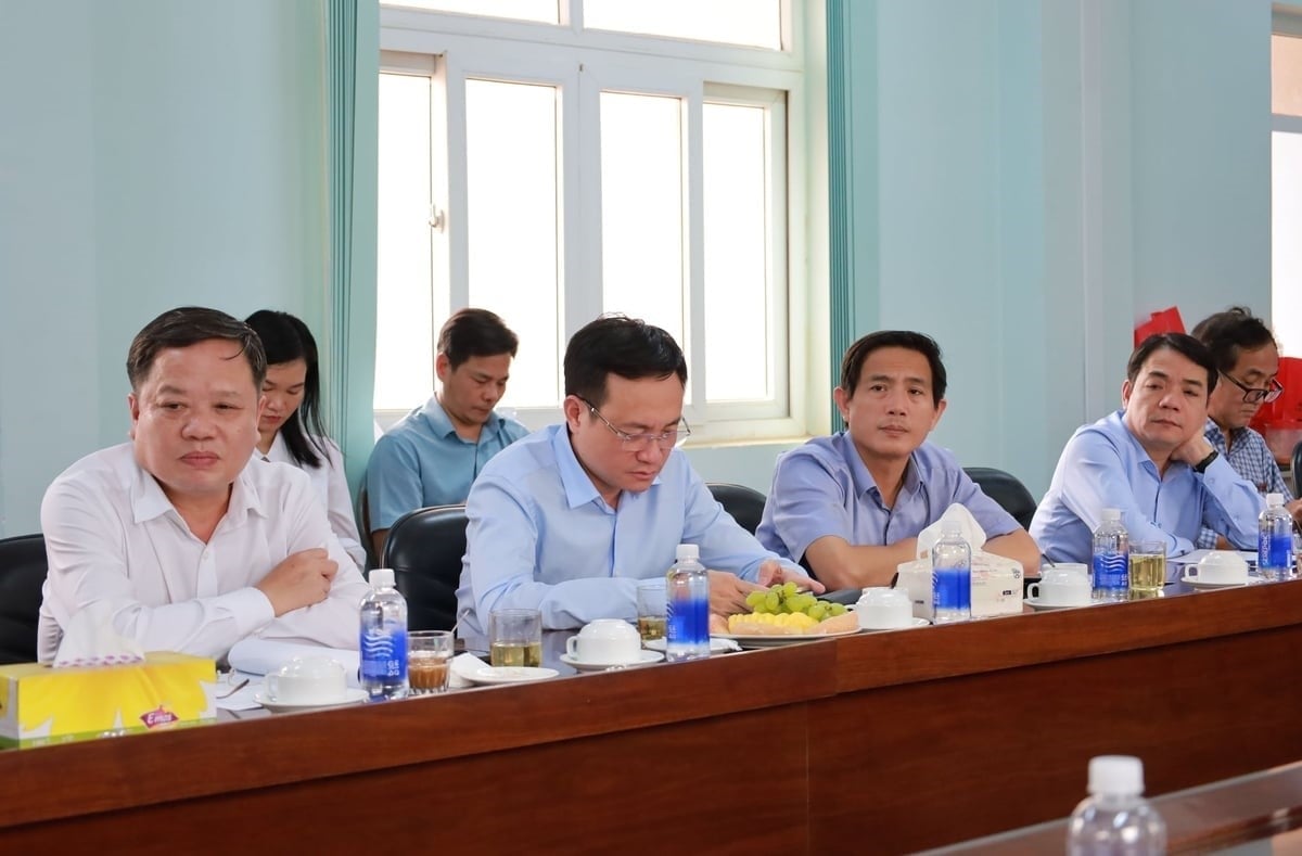 A delegation from the Ministry of Agriculture and Environment held a working session with WASI. Photo: Phuong Chi.