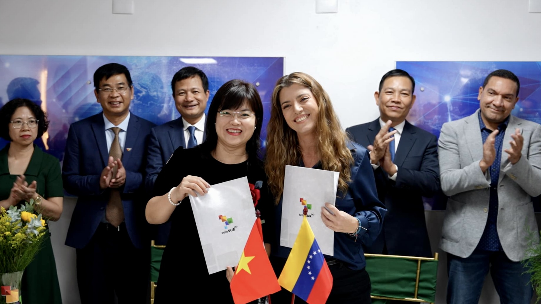 Bản Ghi nhớ hợp tác là một bước tiến quan trọng đưa hình ảnh của Việt Nam tới đông đảo khán giả khu vực Mỹ Latinh. Ảnh: VTV.