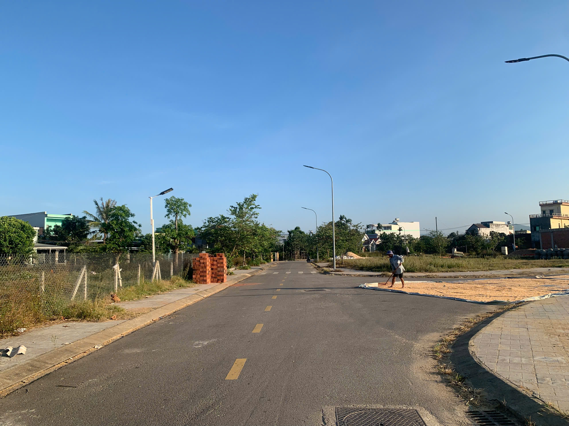 Dự án Khu dân cư và chợ Đức Nhuận (giai đoạn 1), xã Long Phụng (Quảng Ngãi) chuẩn bị đưa ra đấu giá. Ảnh: Y.T.