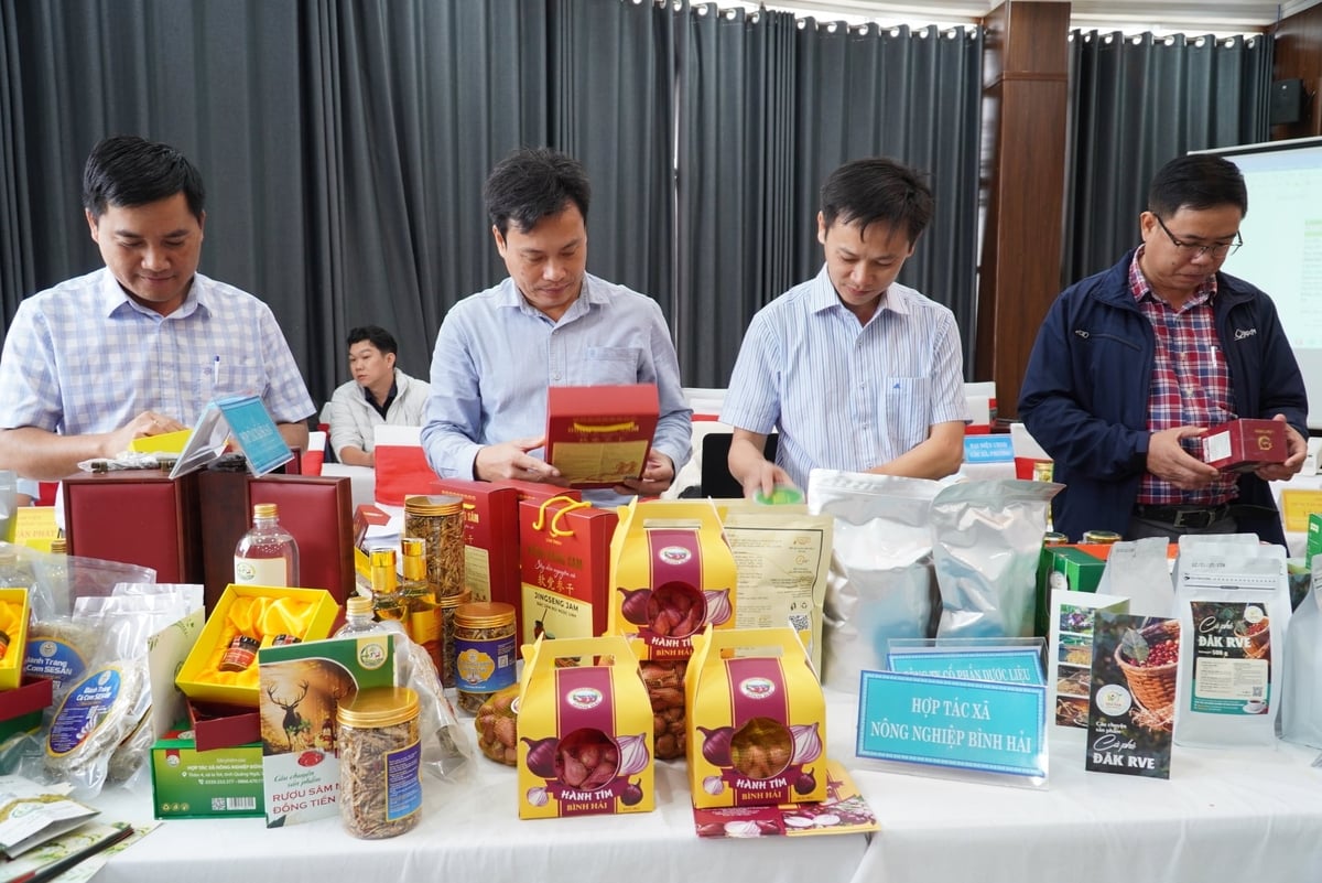 Quảng Ngãi phấn đấu có thêm khoảng 300 sản phẩm OCOP mới đạt từ 3 sao trở lên, trong đó có ít nhất 7 sản phẩm tiềm năng đạt chuẩn OCOP 5 sao quốc gia. Ảnh: L.K.