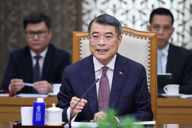 Thủ tướng Lê Minh Hưng mong muốn hai bên tiếp tục phối hợp chặt chẽ, thúc đẩy quan hệ Đối tác Chiến lược Toàn diện ngày càng phát triển, đi vào chiều sâu, mang lại lợi ích thiết thực cho nhân dân hai nước. Ảnh: VGP/Nhật Bắc.