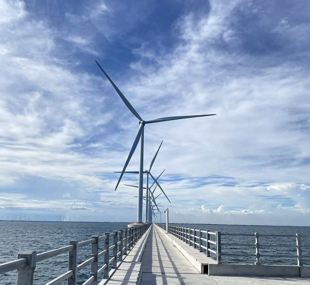Hoa Binh 1 Wind Power Complex. Photo: Trong Linh.