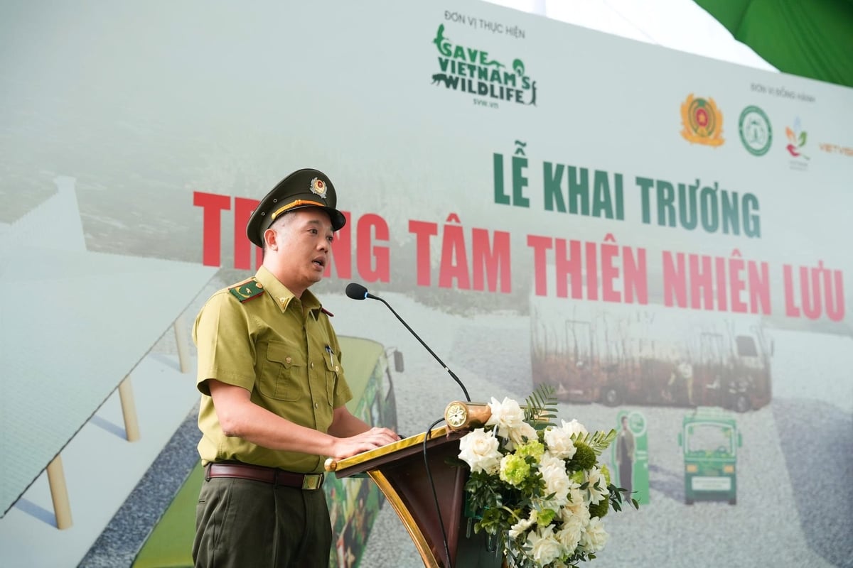 Mr. Ha Hai Binh, Deputy Director General of the Forestry and Forest Protection Department, hopes the initiative will encourage more people to help protect wildlife. Photo: Organizers.