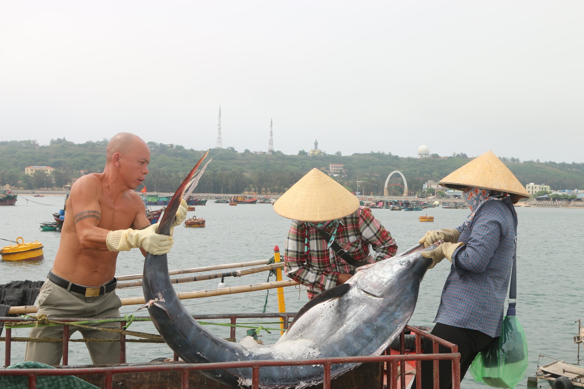 Cuộc sống trên đảo tiền tiêu Bạch Long Vĩ. Ảnh: Đinh Mười.