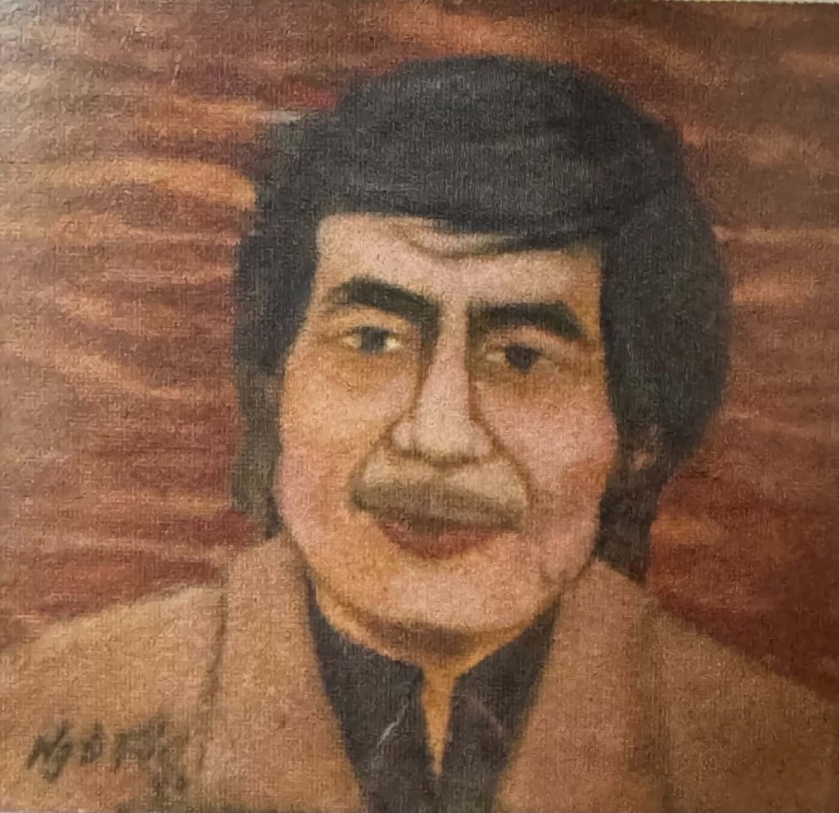 Nhà thơ Nguyễn Đình Thi (1924-2003) qua nét vẽ Nguyễn Đình Phúc.