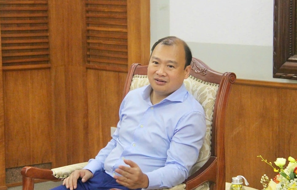Ông Lê Hải Bình mong muốn thời gian tới, Bộ VHTTDL và Học viện Chính trị Quốc gia Hồ Chí Minh tiếp tục tăng cường phối hợp chặt chẽ. Ảnh: Đình Toán.