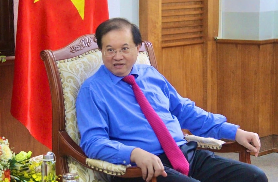 Thứ trưởng Tạ Quang Đông tại buổi gặp mặt. Ảnh: Đình Toán.