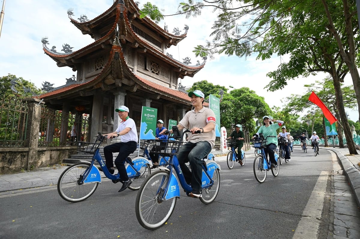 Nhiều hoạt động hưởng ứng ý nghĩa để lan tỏa thông điệp của chương trình. Ảnh: Tùng Đinh.