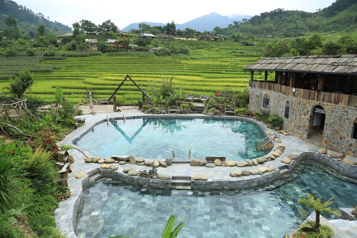 Phát triển du lịch sinh thái là thế mạnh của xã Hạnh Phúc, tỉnh Lào Cai. Ảnh: Thanh Tiến.