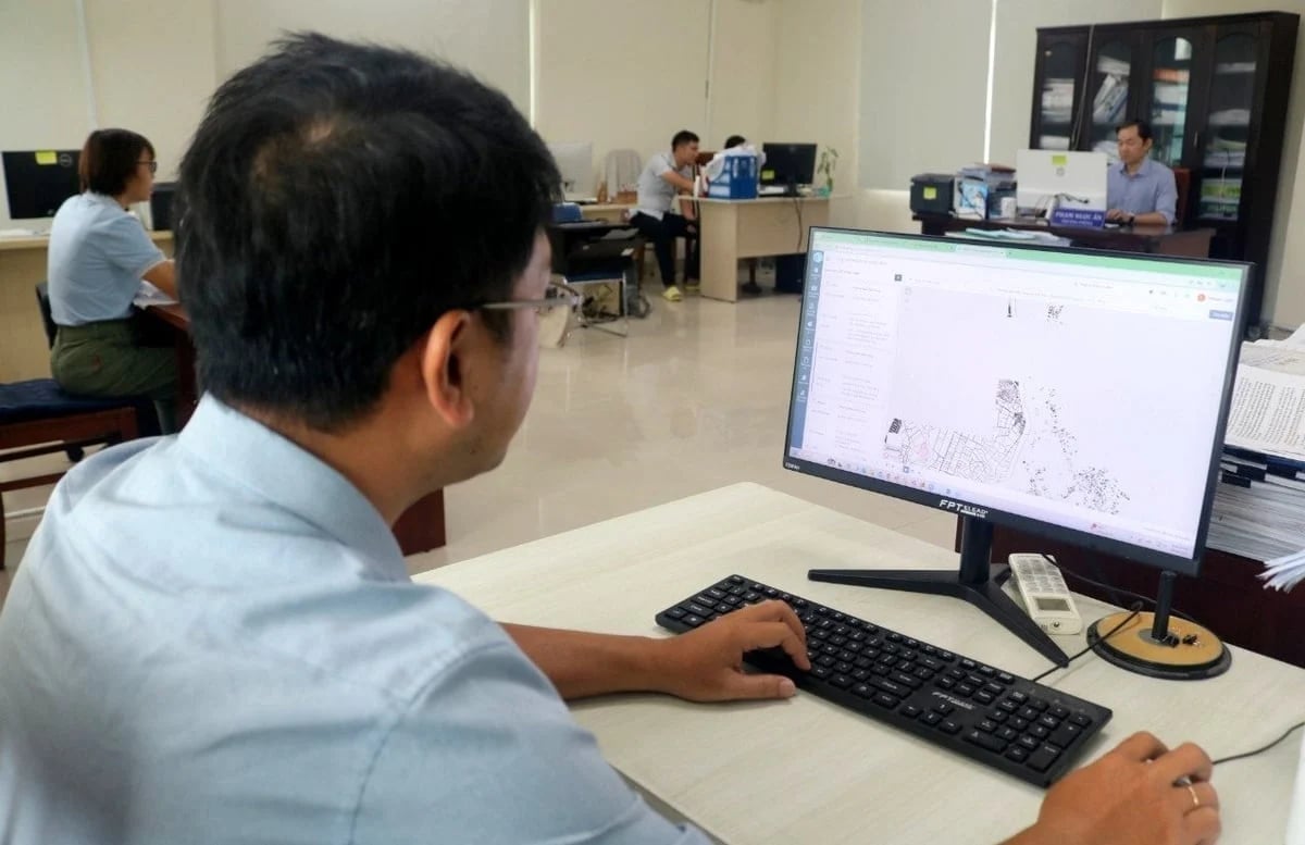 Hướng dẫn nhằm tháo gỡ vướng mắc, góp phần bảo đảm tiến độ xây dựng cơ sở dữ liệu quốc gia về đất đai. Ảnh: NNMT.
