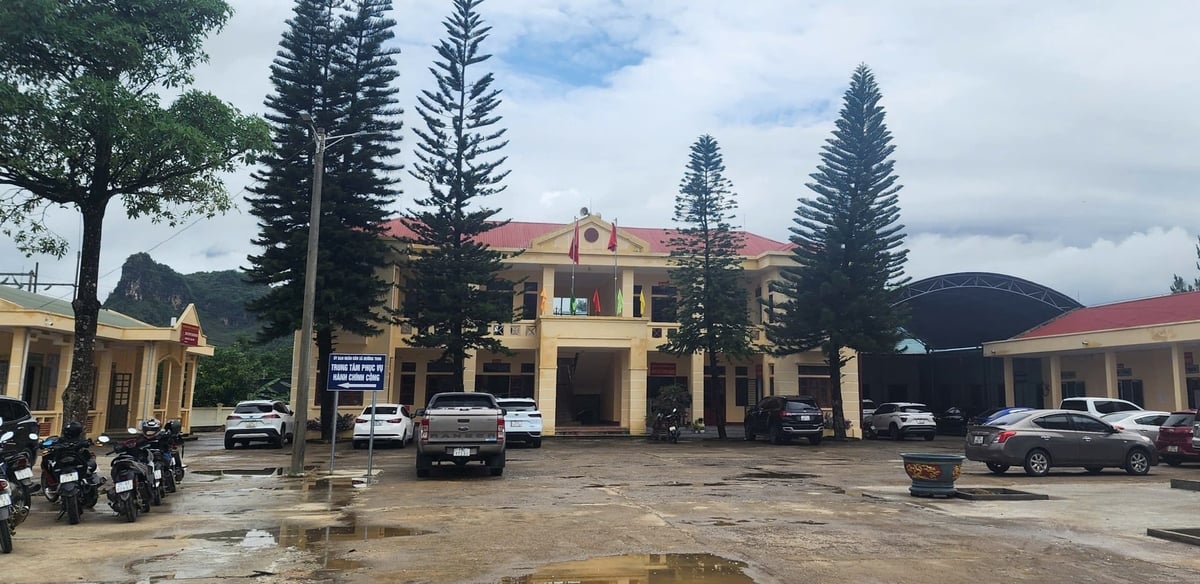 Trụ sở UBND xã Mường Than, tỉnh Lai Châu. Ảnh: Nhật Quang. 