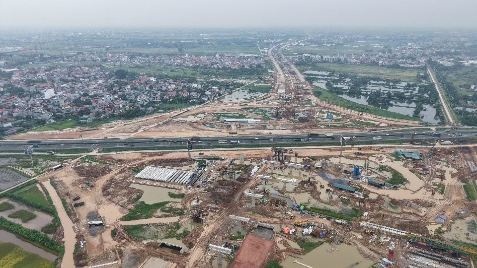 Dự án Vành đai 4 đang bước vào giai đoạn tăng tốc triển khai. Ảnh: T&T Group.