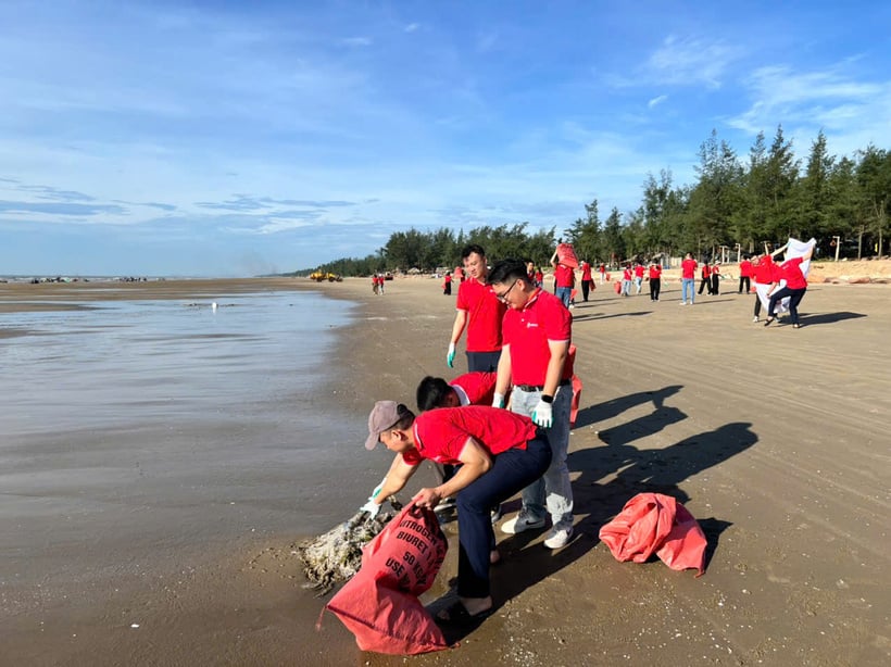 Thông qua quỹ SeAGreen, Ngân hàng SeABank đã triển khai nhiều sáng kiến môi trường ý nghĩa. Ảnh: SeABank.