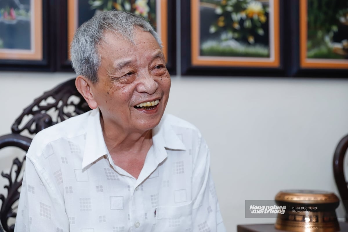 Nguyên Bộ trưởng cho biết ngành thủy sản đã đạt được những thành tựu lớn sau hơn 30 năm phát triển và đổi mới. Ảnh: Đinh Đức Tùng.