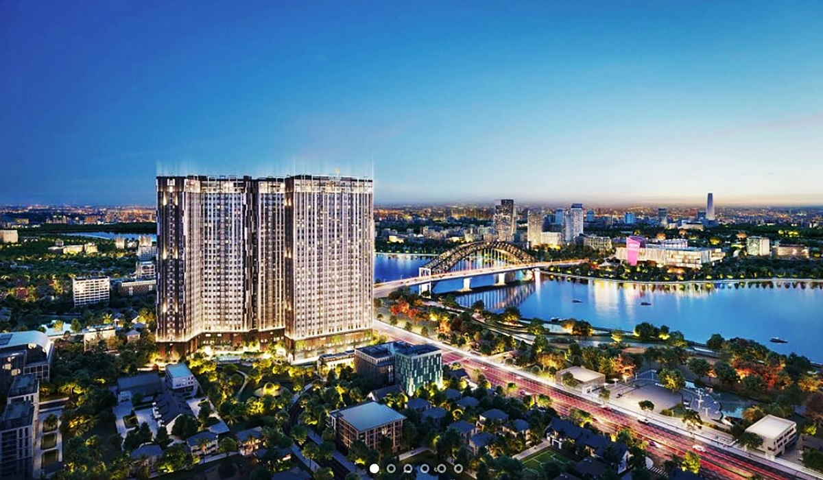 Toàn cảnh dự án Chung cư cao tầng Tân Vạn Tower (Fresia Riverside) tại phường Biên Hòa, thành phố Đồng Nai do Công ty Cổ phần Địa ốc Tân Vạn làm chủ đầu tư. Ảnh: TV Holdings.