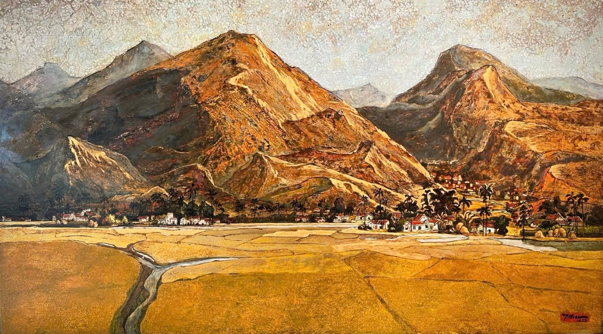 'Mùa vàng' của họa sĩ Đình Miền.