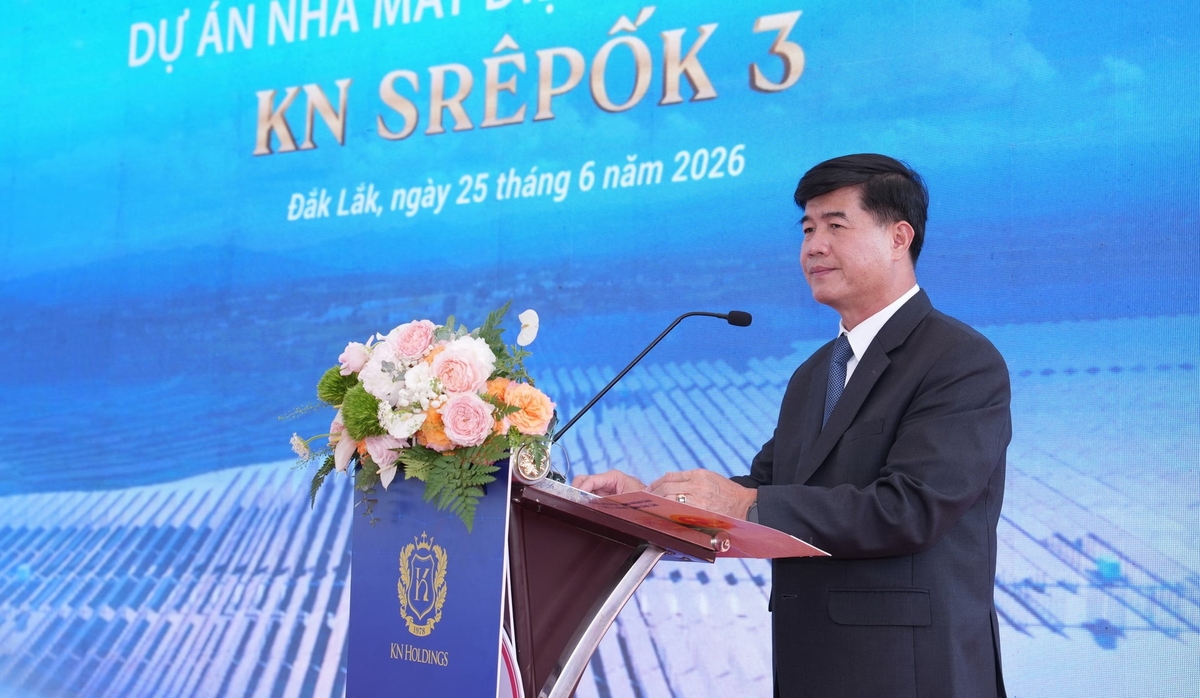 Ông Nguyễn Thiên Văn - Tỉnh ủy viên, Phó Chủ tịch UBND tỉnh Đắk Lắk đánh giá cao uy tín, năng lực và sự chuẩn bị của chủ đầu tư. Ảnh: KN Holdings.