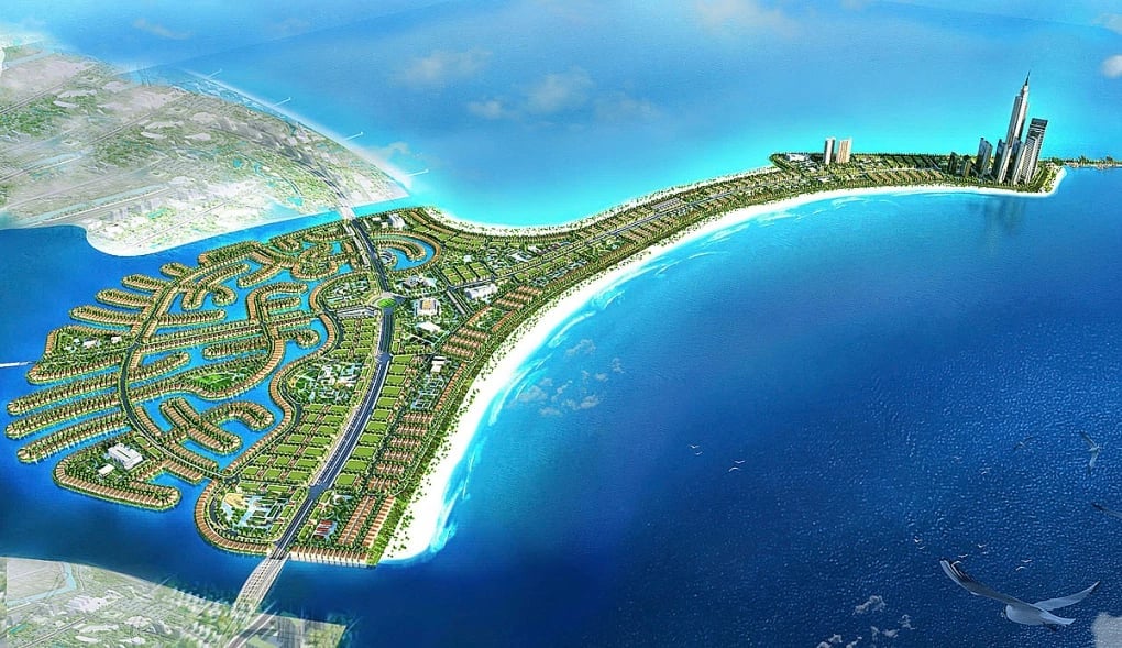 Phối cảnh dự án khu đô thị lấn biển Cần Giờ. Ảnh: Vingroup.