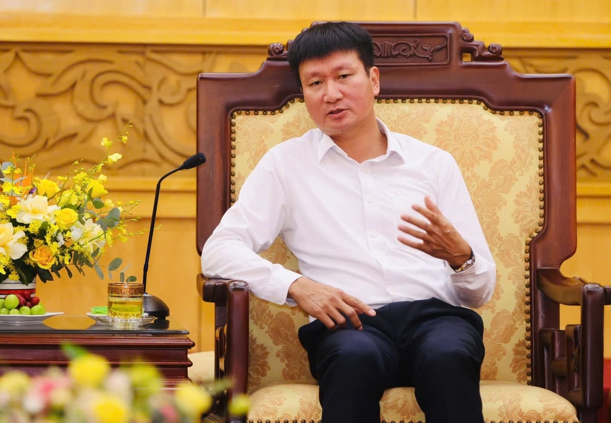 Ông Trần Huy Tuấn, Ủy viên Trung ương Đảng, Bí thư Tỉnh ủy Ninh Bình. Ảnh: Đức Lam.