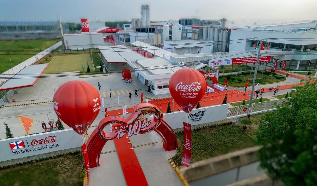 Nhà máy Tây Ninh là cơ sở sản xuất có quy mô lớn nhất trong hệ thống Coca-Cola Việt Nam. Ảnh: Coca-Cola.