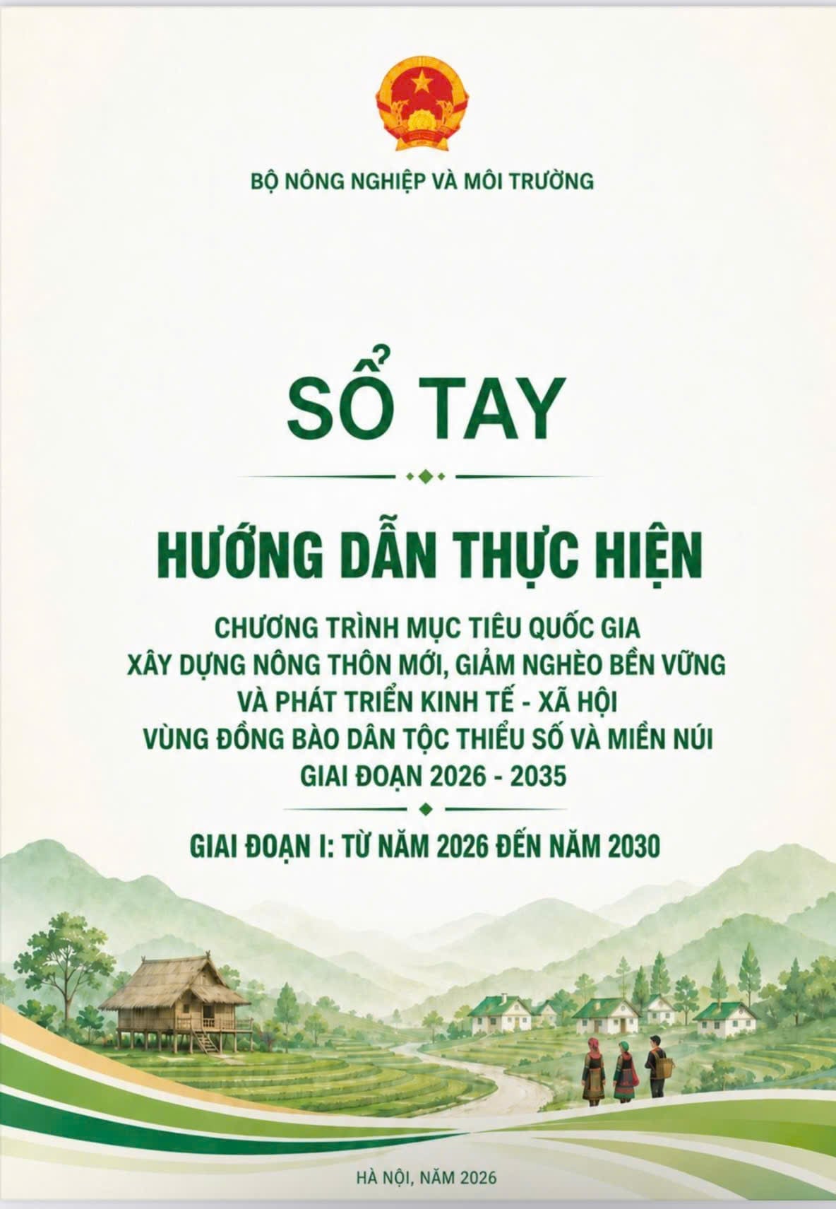 Sổ tay hướng dẫn. Ảnh: NNMT.