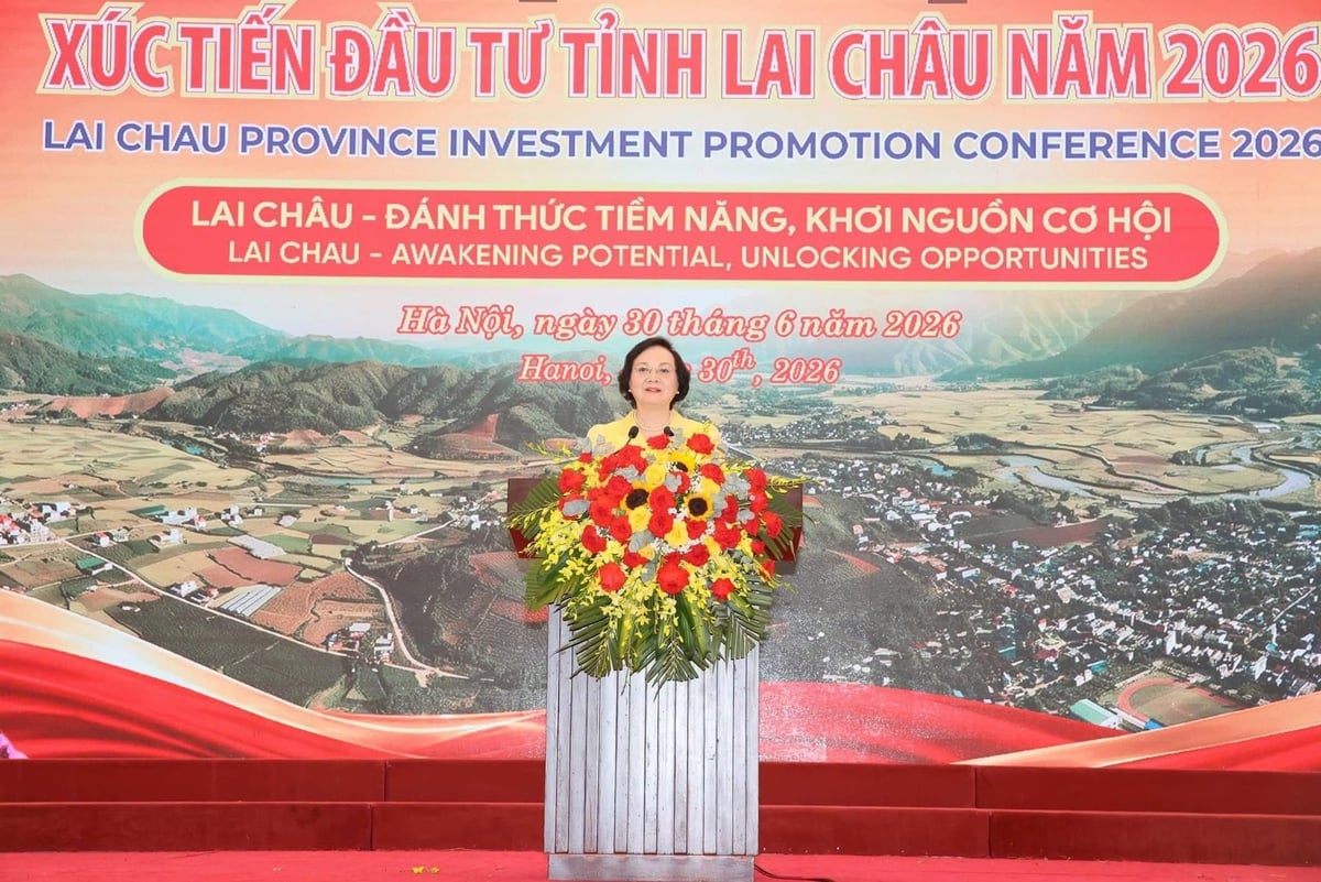 Phó Thủ tướng Phạm Thị Thanh Trà đánh giá cao những nỗ lực trong phát triển kinh tế của tỉnh Lai Châu. Ảnh: Đức Bình.