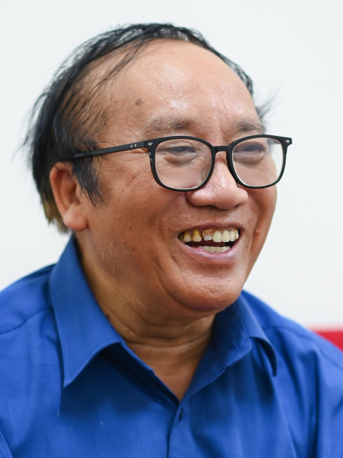 Trần Đăng Khoa và ký ức biển đảo. Ảnh: Tùng Đinh.