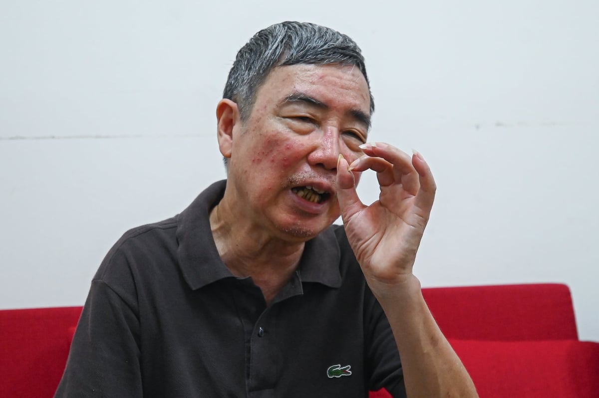 Nhà văn Nguyễn Chu Nhạc. Ảnh: Tùng Đinh.