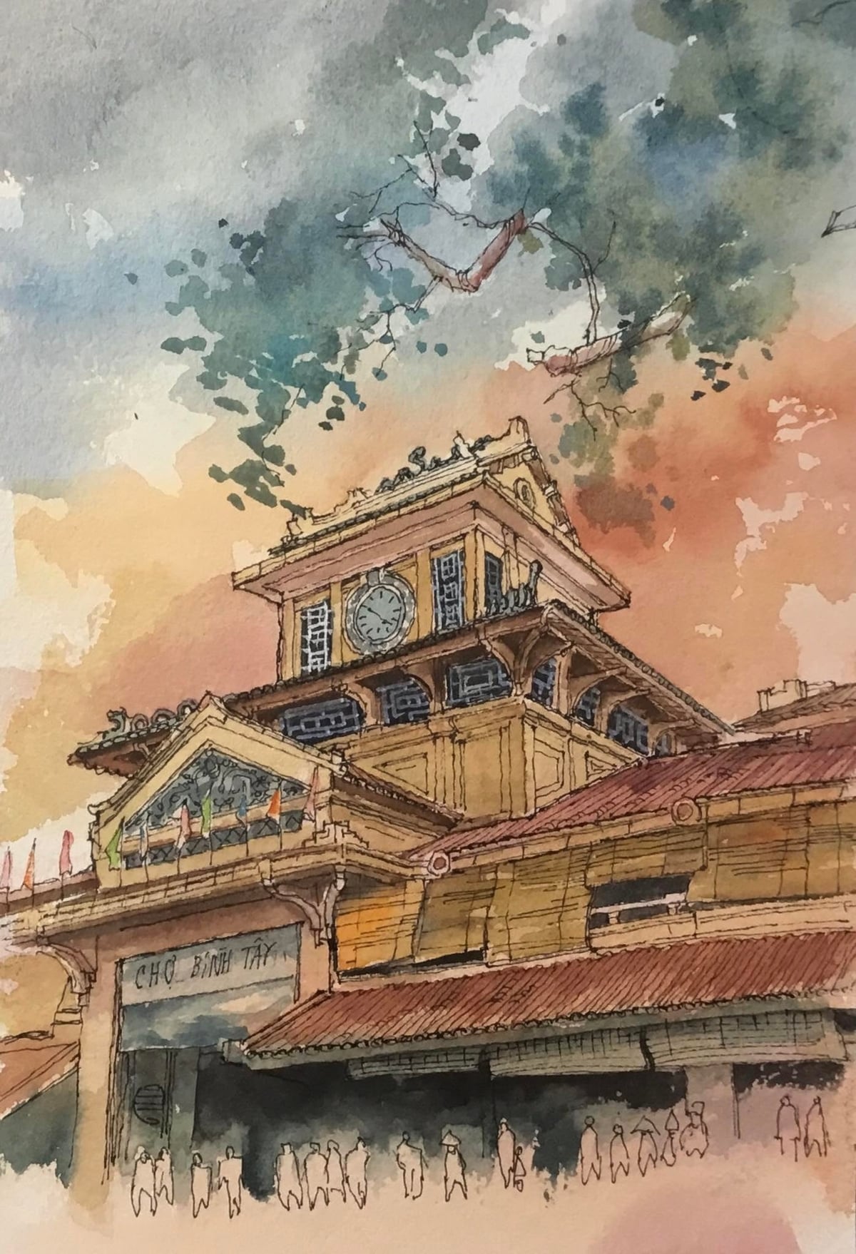 'Chợ Bình Tây'.